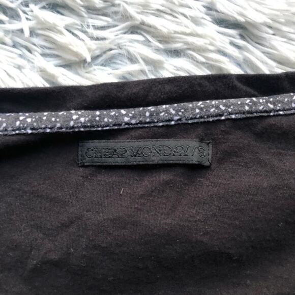 Cheap Monday small black essential shirt top - Picture 4 of 6